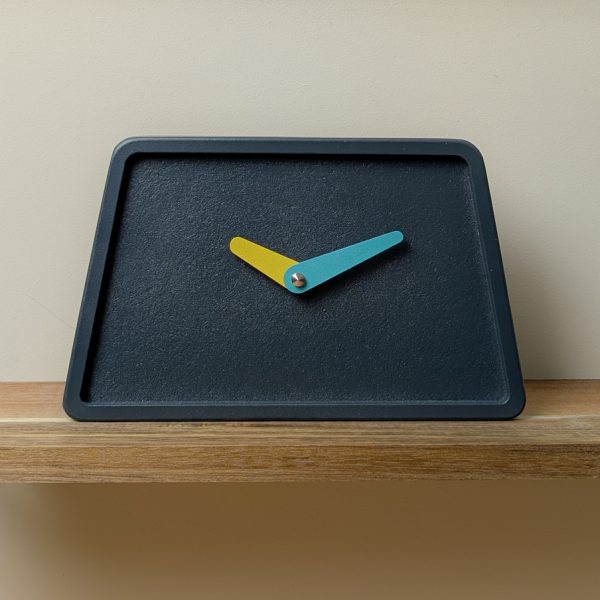 What the Clock klok antraciet-1